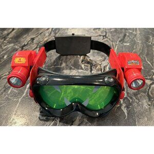 Vintage Power Rangers Wild Force Googles Head Gear Set Lights Bio Battle -Works!